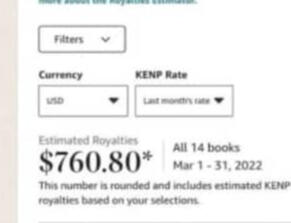 $760 made in just one month
